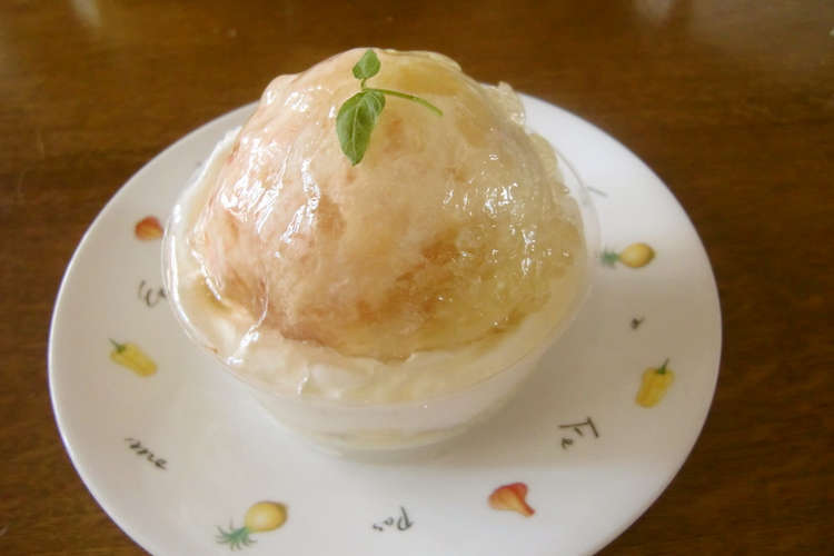 まるごと 桃のケーキ レシピ 作り方 By かおポンっち クックパッド