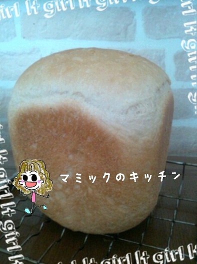 オリーブオイルで食パン(白神こだま酵母）の写真