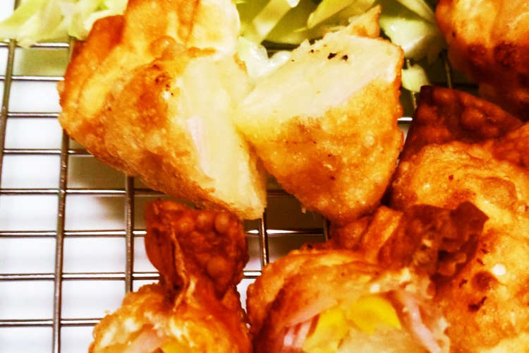 コーン チーズ入り 揚げポテト餃子 レシピ 作り方 By ホトちゃんママ クックパッド 簡単おいしいみんなのレシピが359万品