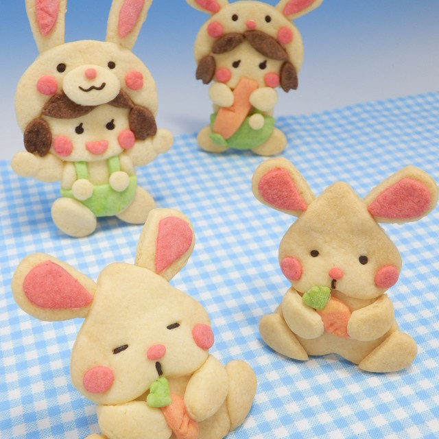 ハート型で作るウサギクッキー レシピ 作り方 By ろーるくん クックパッド 簡単おいしいみんなのレシピが371万品