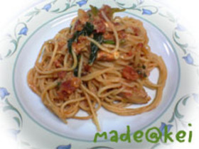 トマトツナスパゲティ