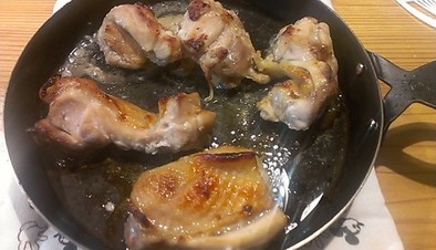 グリルパン　ｄｅ　鶏肉の塩麹ステーキの写真