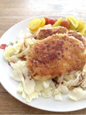ヘルシー♡ホッケのつみれバーグ♬