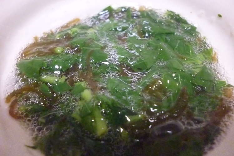 モロもず レシピ 作り方 By まえっちの食卓 クックパッド