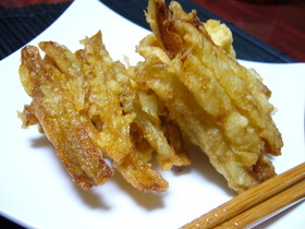 ☆シャキシャキ!ヤーコンのかき揚げ☆