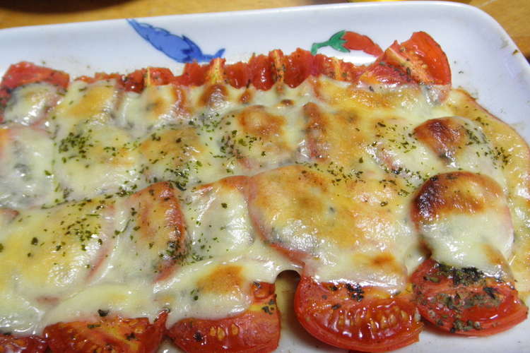 ミニトマトのチーズ焼き レシピ 作り方 By 庭のあさがお クックパッド