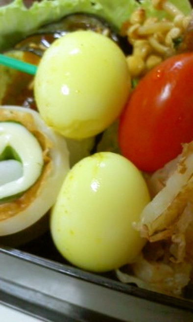 うずら卵のカレー酢漬けの写真