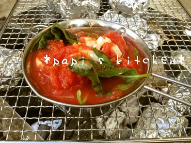 ☆BBQでおすすめ！イカのトマト煮☆の写真