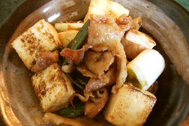 焼き豆腐で作る肉豆腐 レシピ 作り方 By 奈緒美 クックパッド 簡単おいしいみんなのレシピが352万品