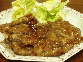 美味しくできたよ~(^○^)豚の生姜焼き!