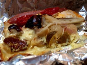 フレッシュポルチーニ茸の包み焼き