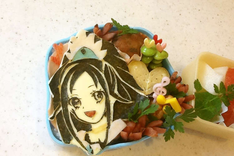 プリキュアのキュアダイヤモンドのキャラ弁 レシピ 作り方 By あそりママ クックパッド 簡単おいしいみんなのレシピが358万品