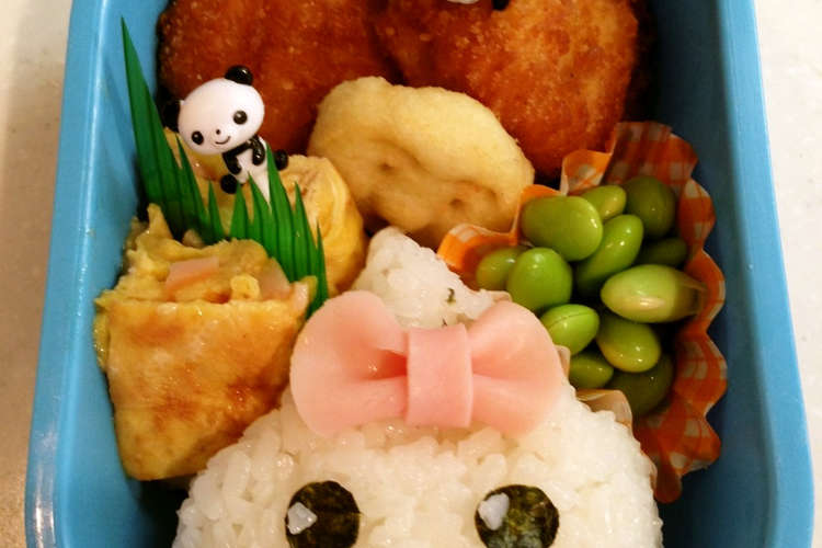 キャラ弁 女の子初心者 ほっぺちゃん弁当 レシピ 作り方 By たっぷりん子 クックパッド