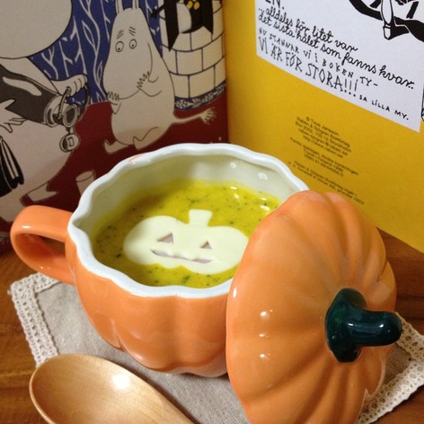 ハロウィンかぼちゃスープ