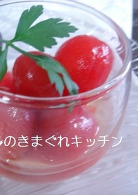 常備菜　トマトのマリネ
