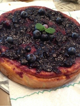 ブルーベリー チーズケーキ