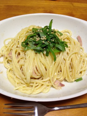 ずぼら☆醤油マヨパスタ!