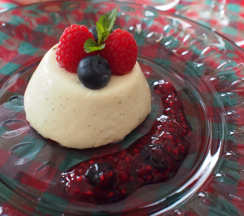 バニラパンナコッタのレシピ