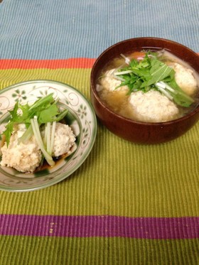 鍋にスープに!まな板でふわふわお魚団子!