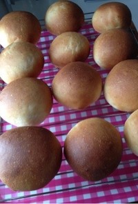 コストコ☆パンケーキミックスで丸パン