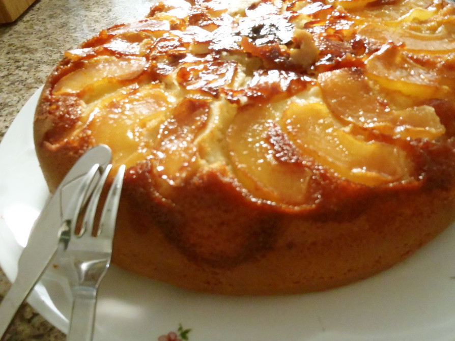 りんごのアップサイドダウンケーキ by gabotto 【クックパッド】 簡単おいしいみんなのレシピが389万品