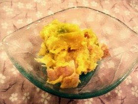 てけと母さんのかぼちゃサラダ☆
