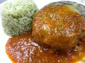 超本格派イタリア風ハンバーグ