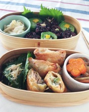 岩手が盛り沢山!揚げない春巻き弁当*の写真