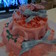 ～薔薇喰み～ピンクの薔薇ケーキ