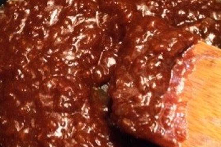 デミグラスソース 簡単にお店の濃い味 レシピ 作り方 By 無の宇宙 クックパッド 簡単おいしいみんなのレシピが364万品