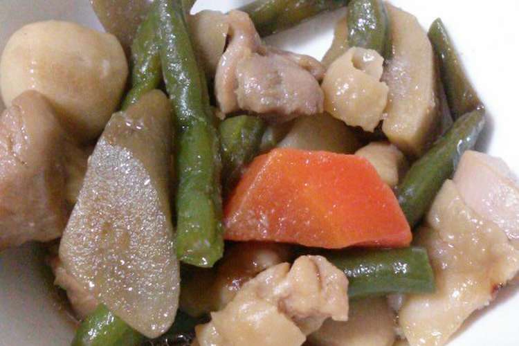 和風冷凍野菜とレンジで簡単 筑前煮風 レシピ 作り方 By 如月あきら クックパッド 簡単おいしいみんなのレシピが352万品