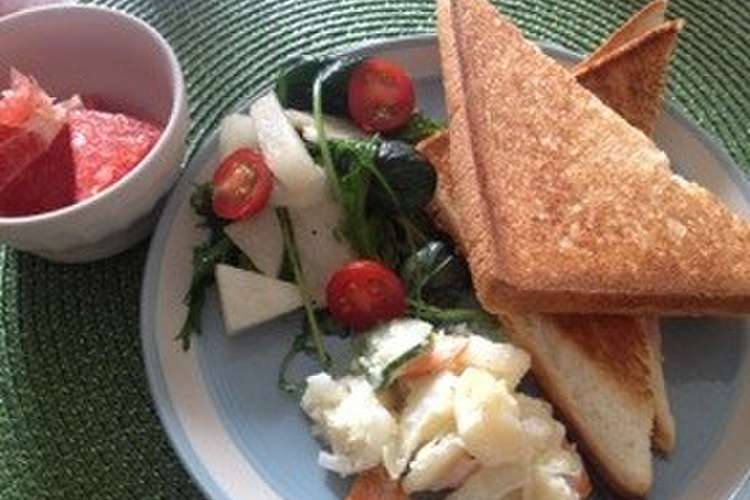 朝ごはんに 簡単美味しい梨サラダ レシピ 作り方 By Haypin0501 クックパッド 簡単おいしいみんなのレシピが360万品