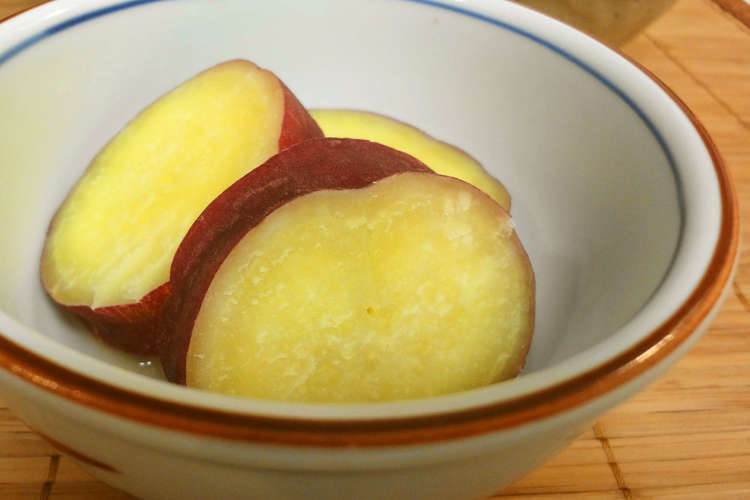 レンジで簡単 さつま芋のレモン煮 レシピ 作り方 By ゆうゆう0221 クックパッド