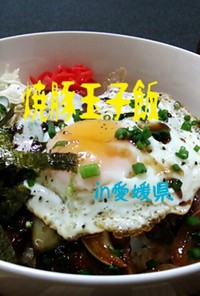 ご当地丼★焼豚玉子飯in愛媛県