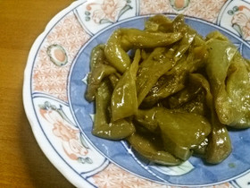 超簡単!ピーマンの甘辛煮♪ (大量消費)