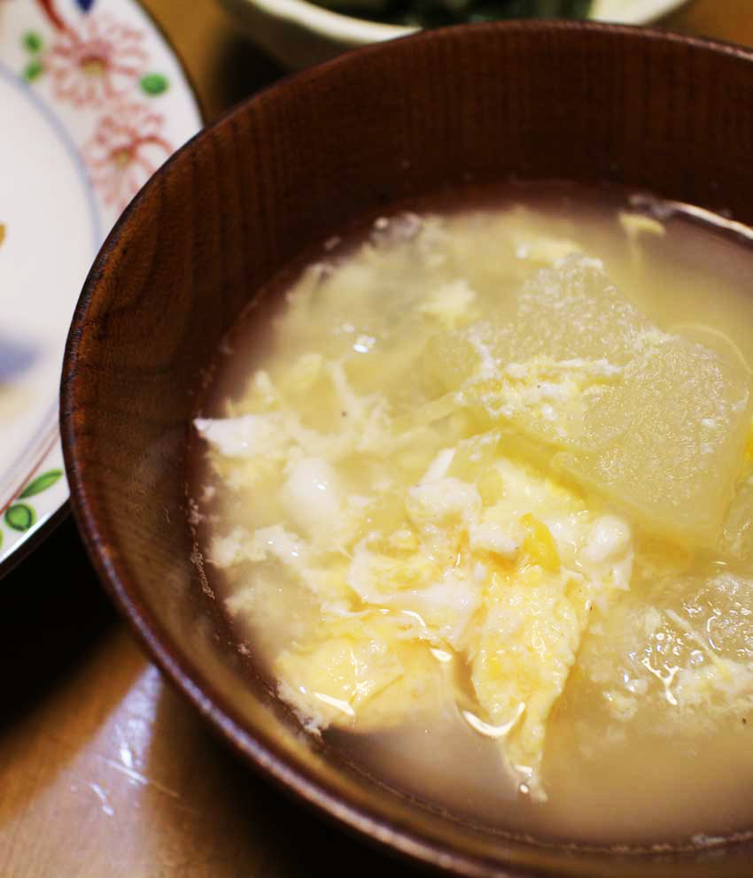 冬瓜と卵のあっさり中華風スープの画像