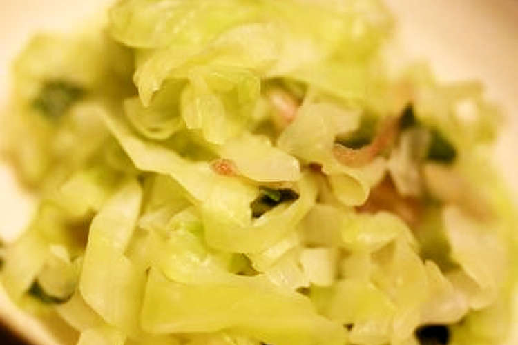 キャベツ昆布茶サラダ レシピ 作り方 By Yakopan クックパッド