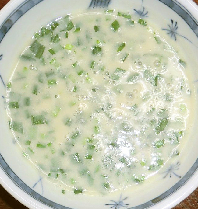 冬瓜とニラの豆乳スープの画像