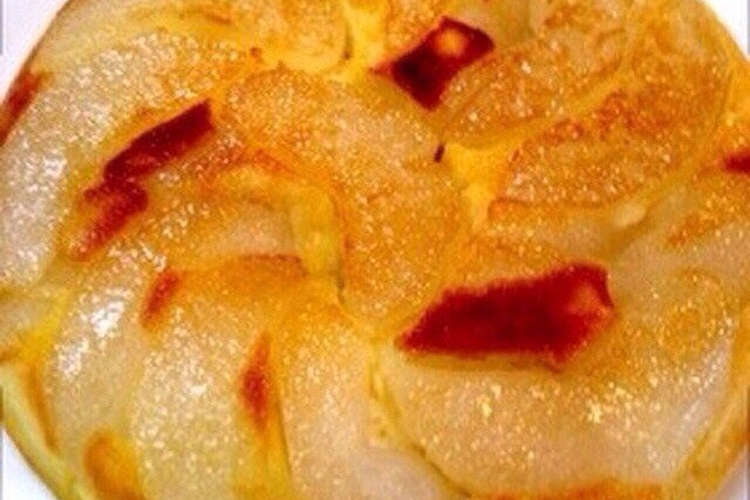 フライパンで簡単 梨のケーキ レシピ 作り方 By ゆこるん クックパッド