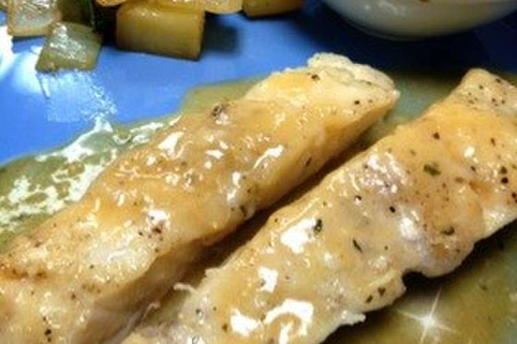 低カロリー高蛋白❤白身魚のムニエル