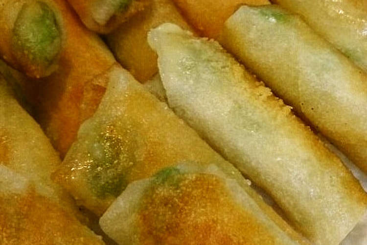 余った春巻きの皮でミニ枝豆チーズ揚げ レシピ 作り方 By りくと母ちゃん クックパッド 簡単おいしいみんなのレシピが352万品