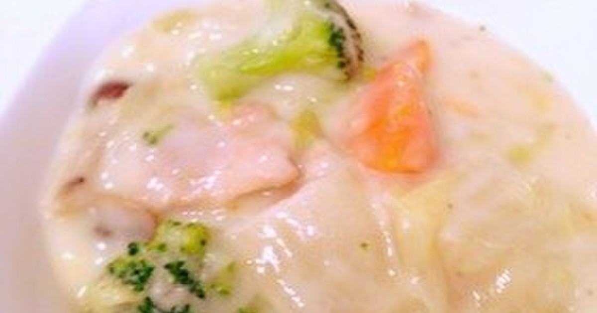 ストウブで水無し濃厚白菜クリームシチュー レシピ 作り方 By Mayany クックパッド
