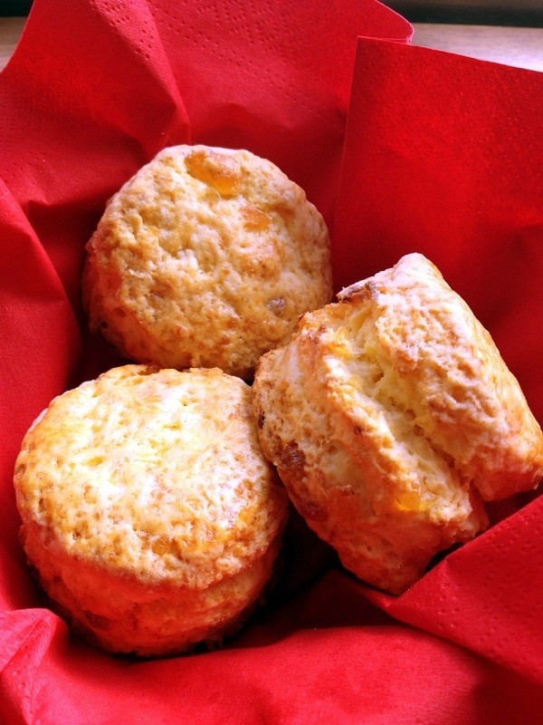 チェリーオレンジスコーンのレシピ