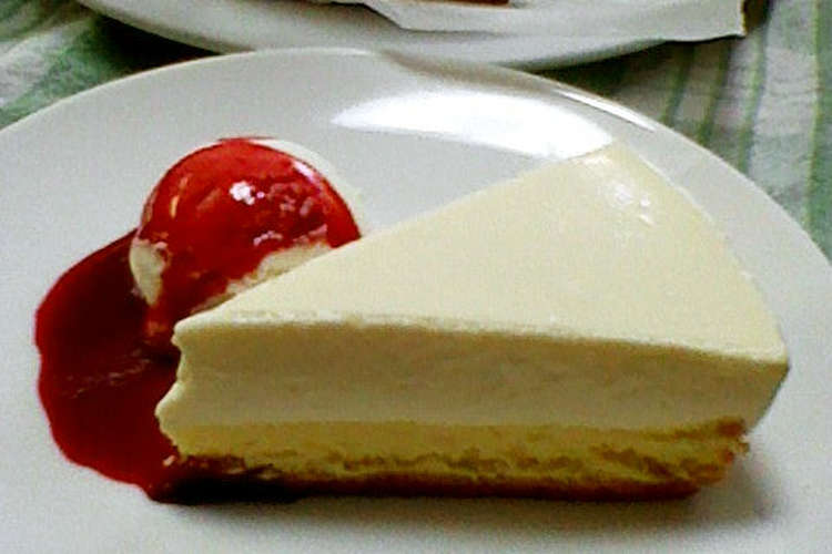 ケーキ レシピ レアチーズ
