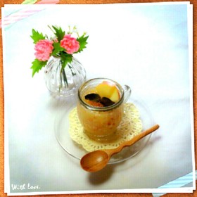 フルーティーな♡すりおろし林檎のゼリー