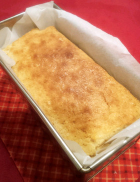 卵・バターなし♪簡単パウンドケーキ