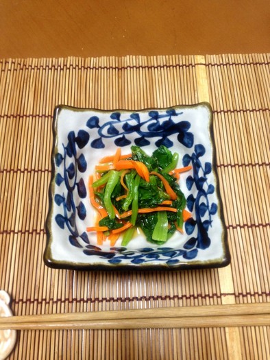 あれば便利な小松菜の副菜の写真