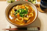 残りカレーリメイクカレーうどんの写真