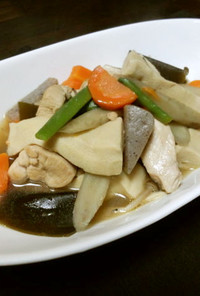 簡単♪和食おかず『高野豆腐と鶏の煮物』♡