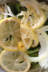 常備菜で作る玉葱とピーマンのレモンマリネ